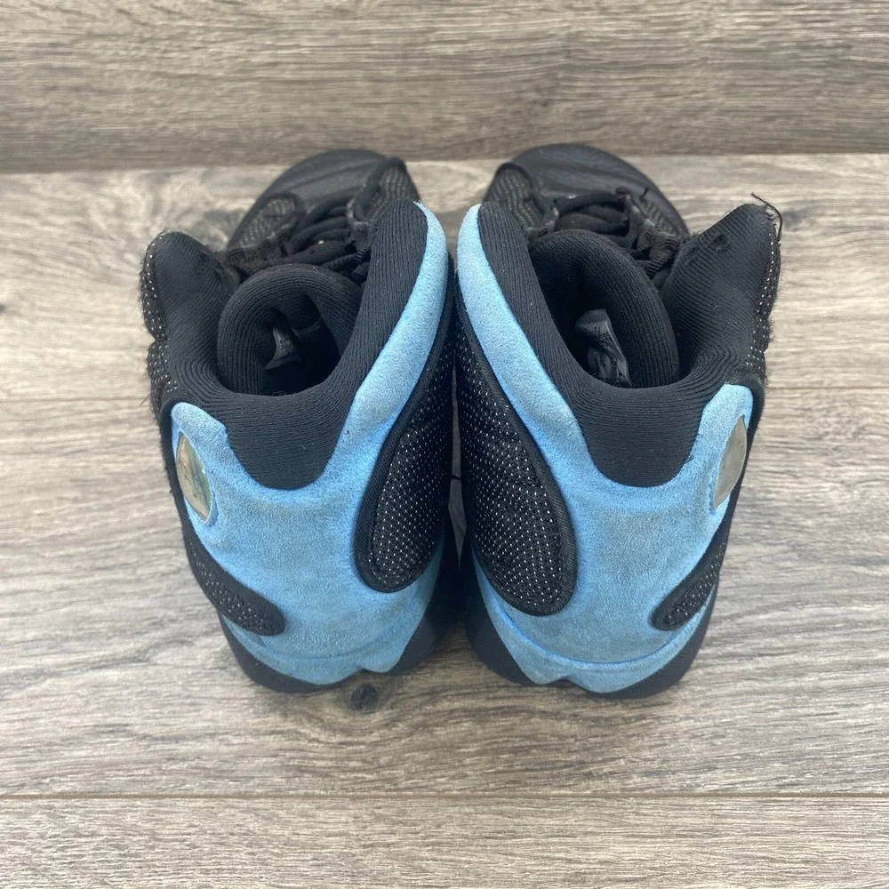 Air Jordan 13 Xlll Retro Youth GS Black University Blue Sneakers Sz 5Y 884129-04